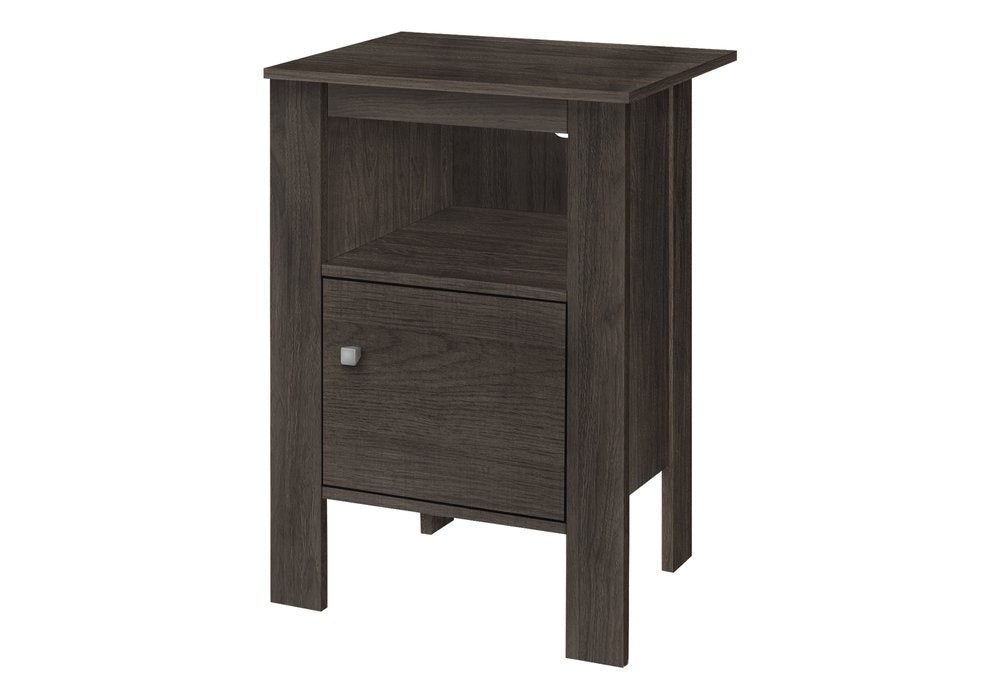 Brown Wood Nightstand - 24-inch