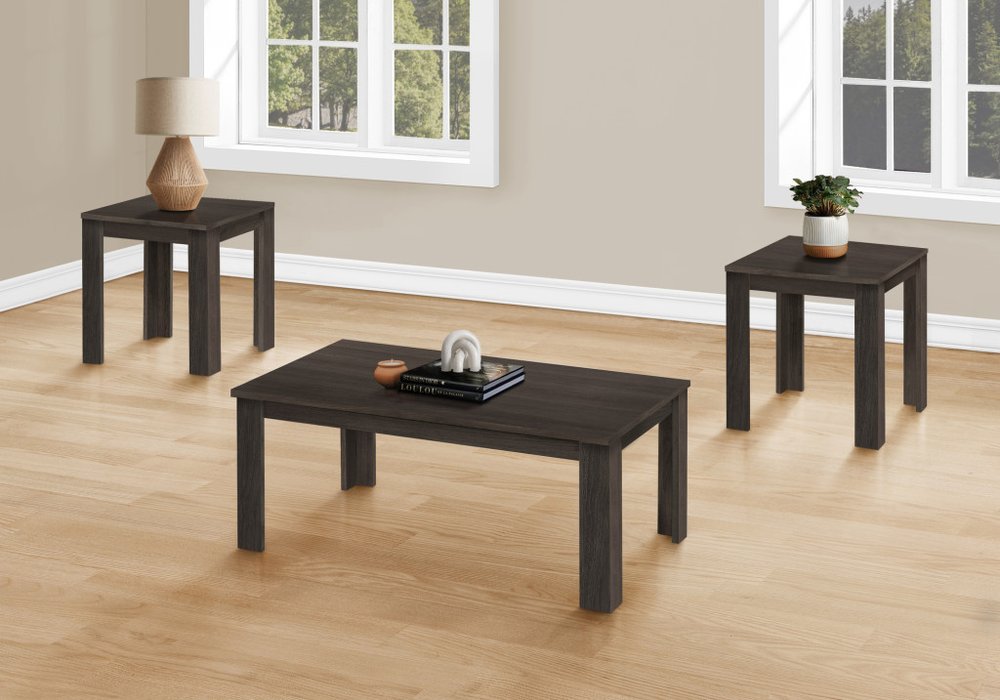Set of Three 44 Oak Coffee Table