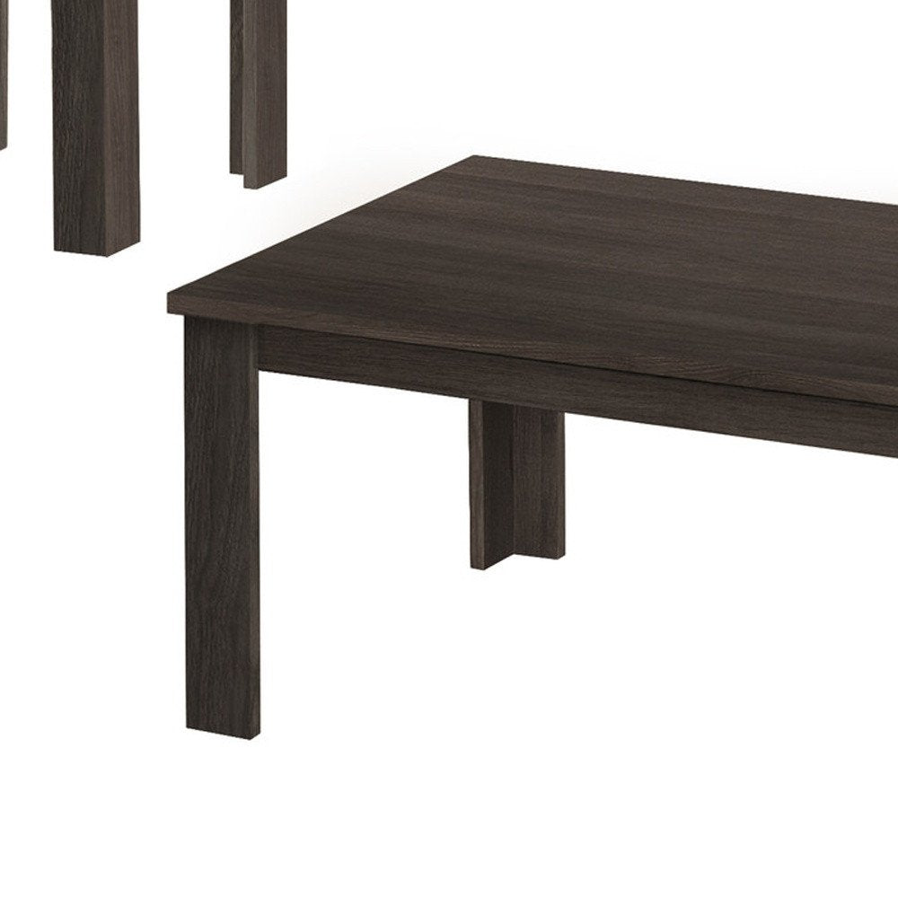 Set of Three 44 Oak Coffee Table