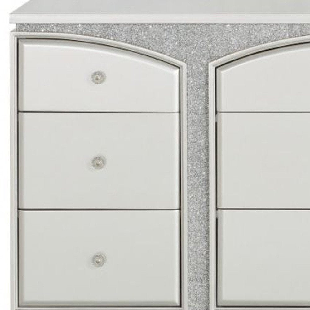 Platinum Manufactured Wood Nine Drawer Dresser - 66-inch