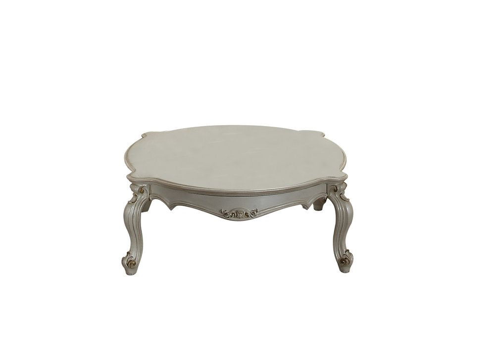 Pearl Wood and Polyresin Coffee Table - 54-inch
