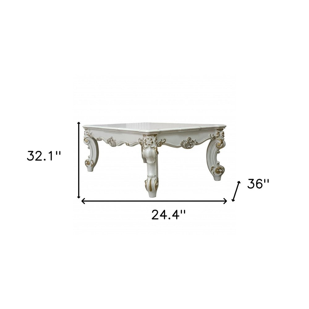 Pearl Wood Coffee Table - 53-inch
