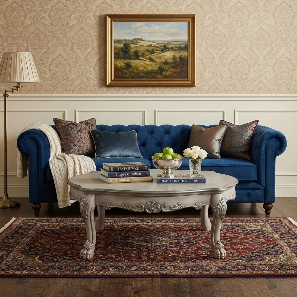 Bone Wood Coffee Table - 54-inch