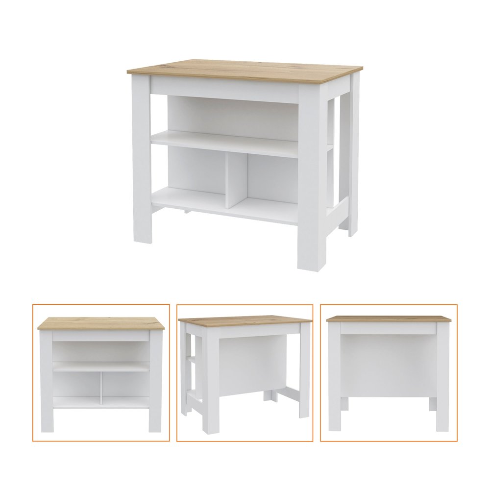 Natural and White Stainless Steel Counter and Utility Cabinet Utility Sink