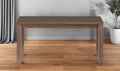 Espresso Solid Wood Dining Table - 35-inch