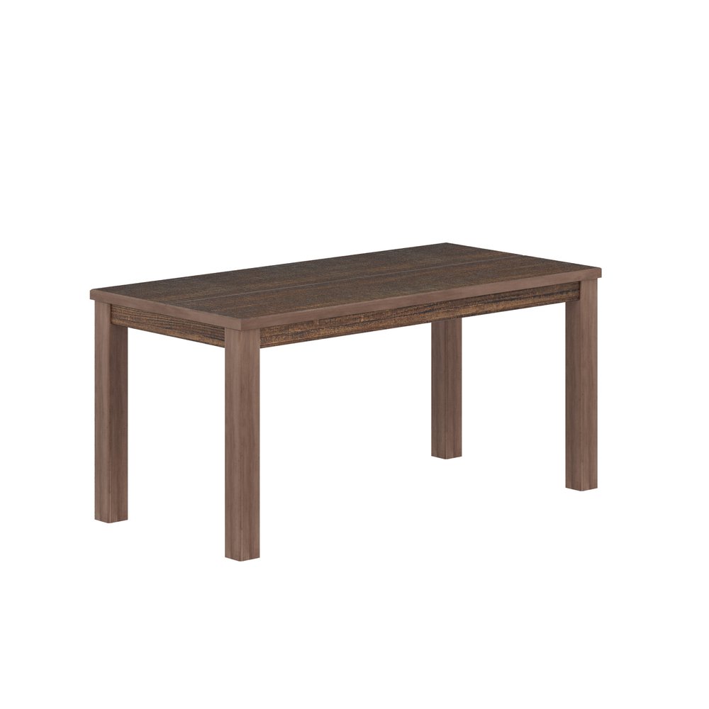 Espresso Solid Wood Dining Table - 35-inch