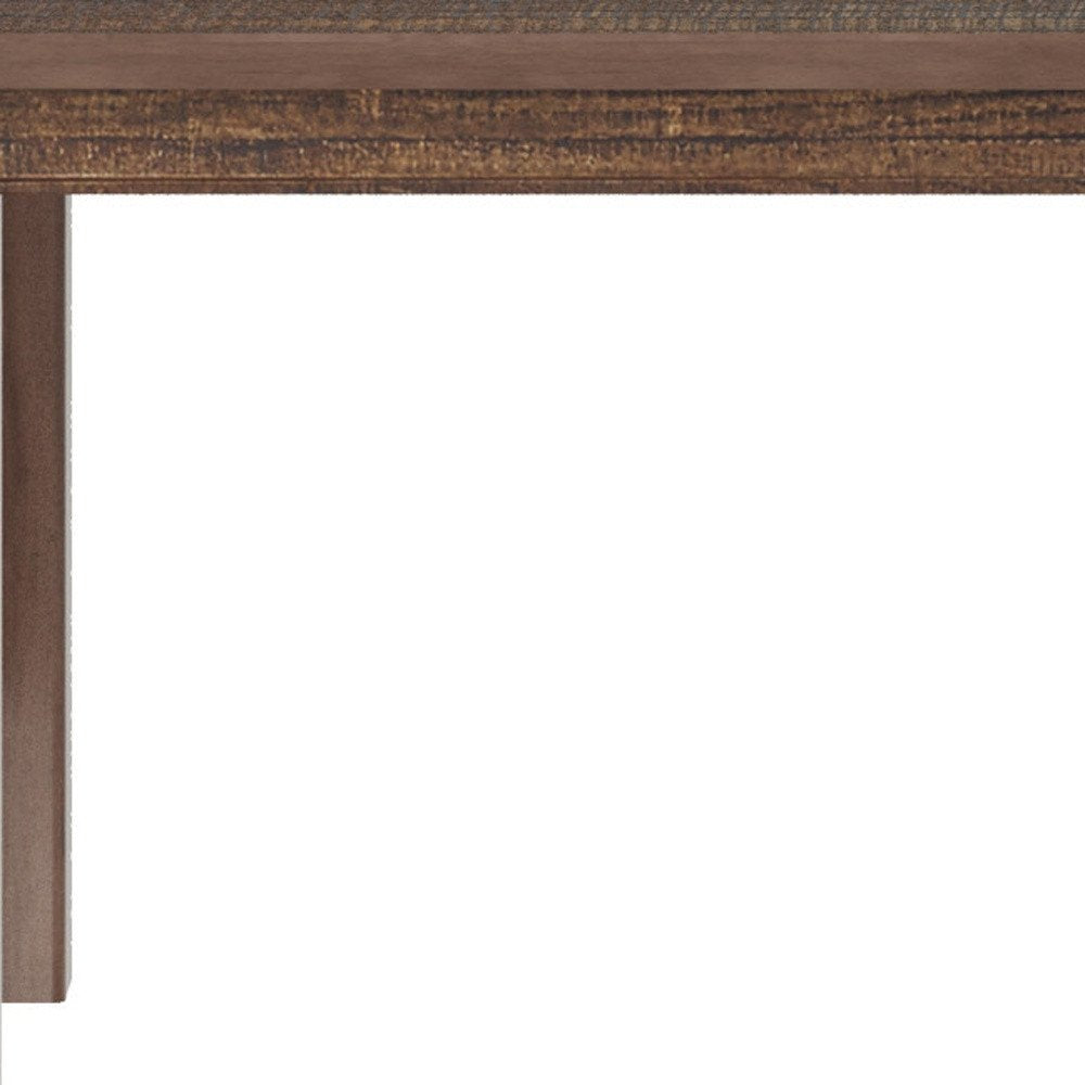 Espresso Solid Wood Dining Table - 35-inch