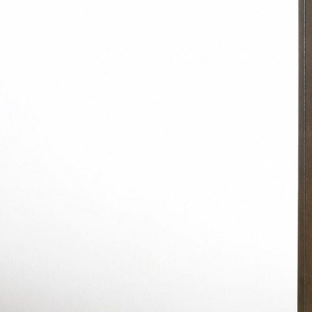 Brown Wood Framed Accent Mirror - 40-inch