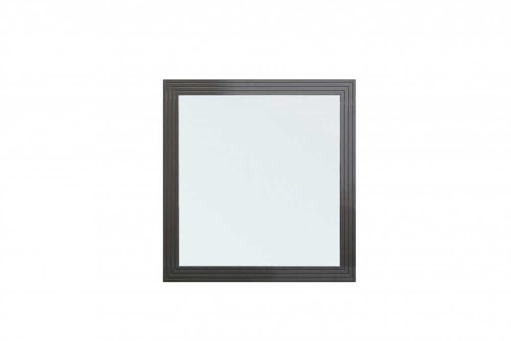 Gray Wood Framed Accent Mirror - 36-inch