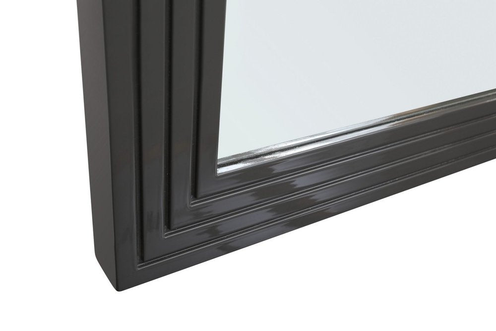 Gray Wood Framed Accent Mirror - 36-inch