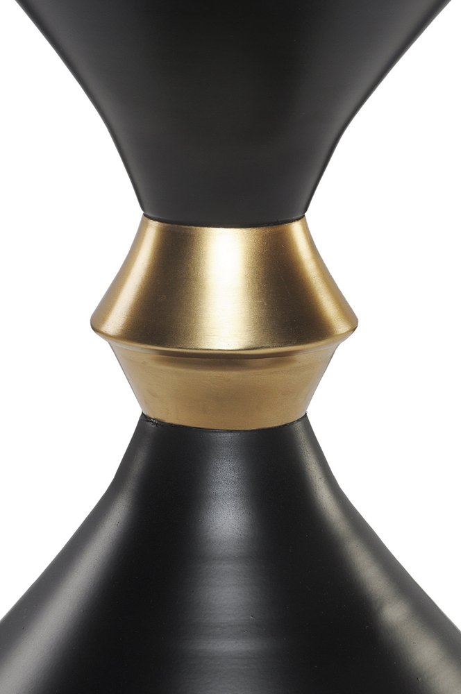 Black Iron End Table - 18-inch