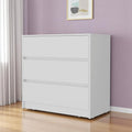 White Three Drawer Dresser - 33-inch