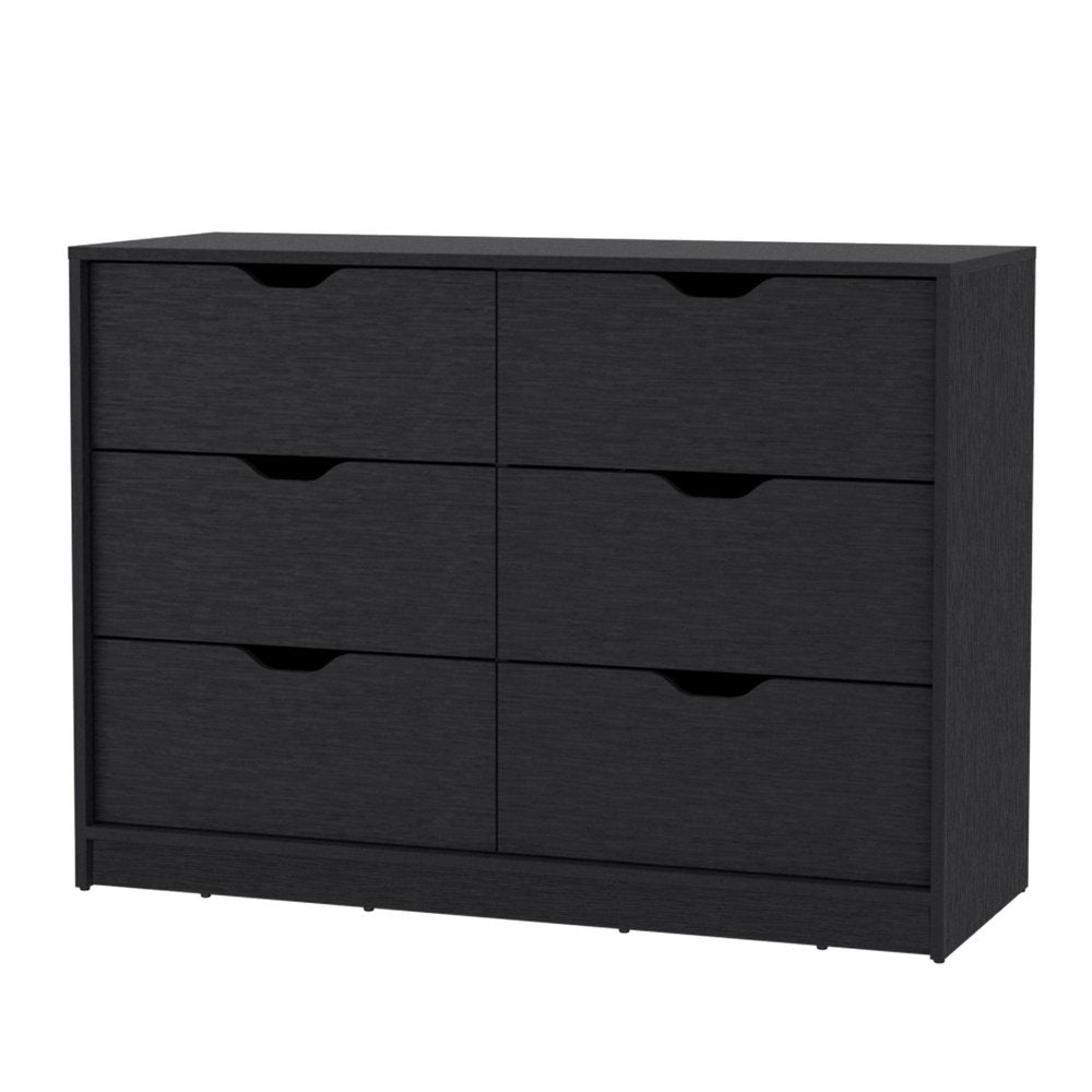White Six Drawer Dresser - 42-inch