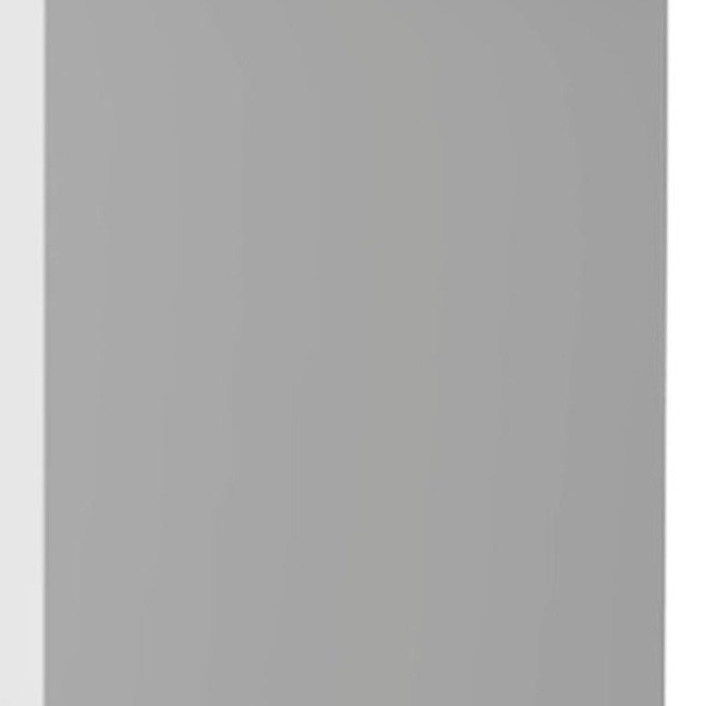 Black and Silver Accent Cabinet with One Shelf - 39-inch