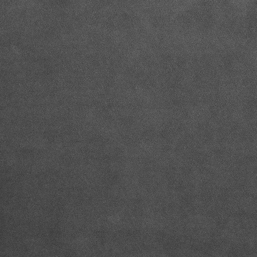 Dark Gray and Silver Velvet Loveseat - 72-inch