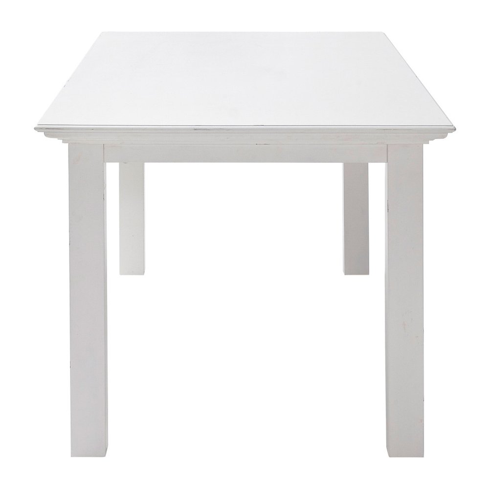 White Solid Wood Dining Table - 79-inch