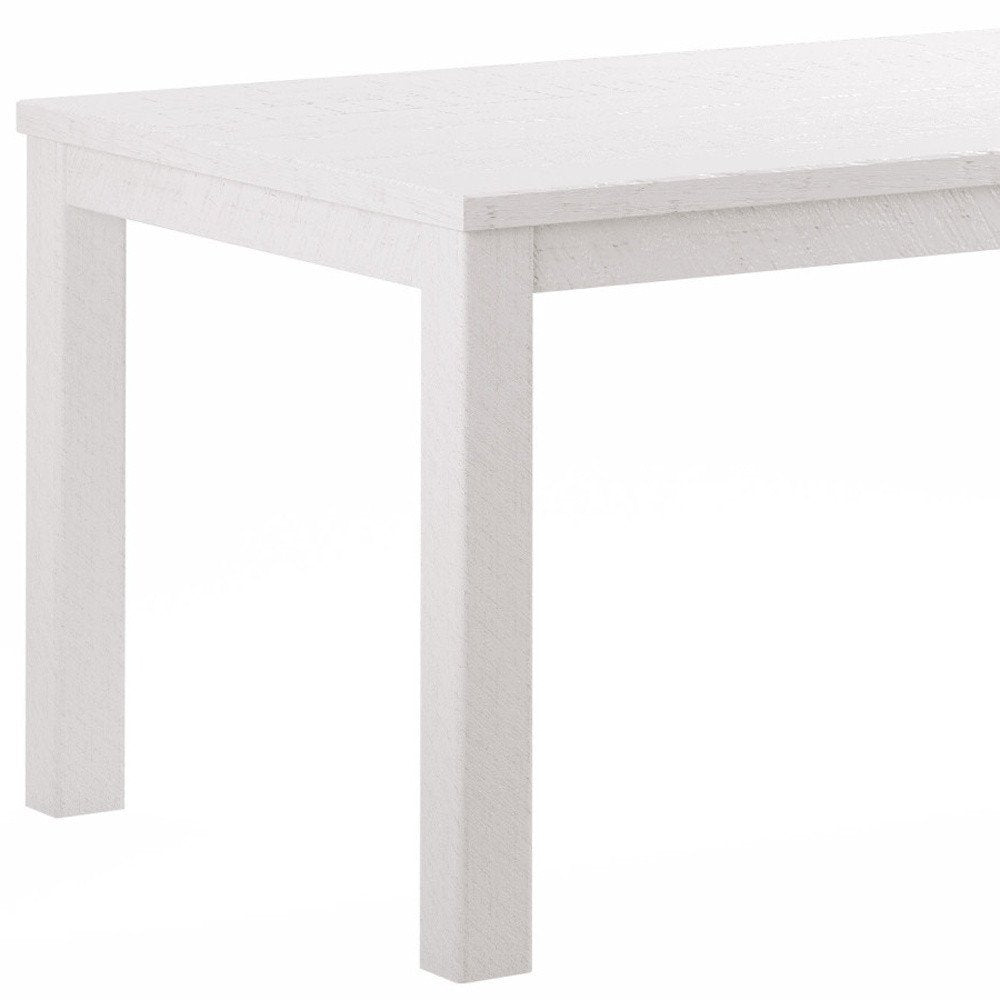 Gray Solid Wood Dining Table - 35-inch