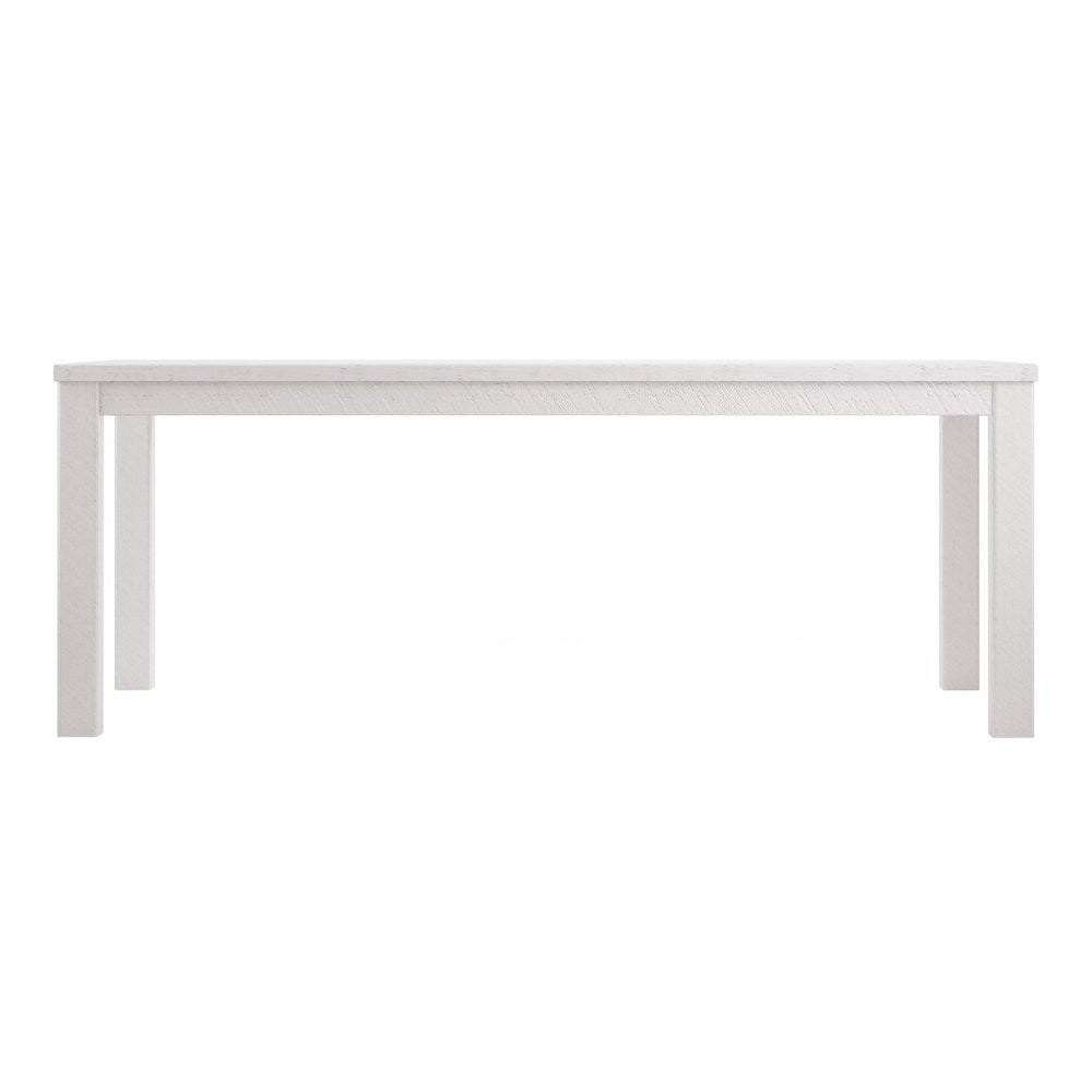 Gray Solid Wood Dining Table - 35-inch