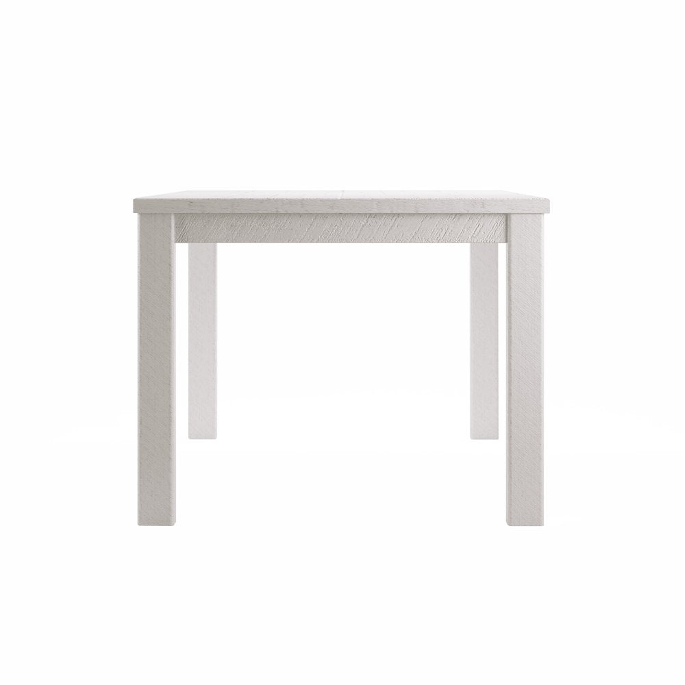 Gray Solid Wood Dining Table - 35-inch