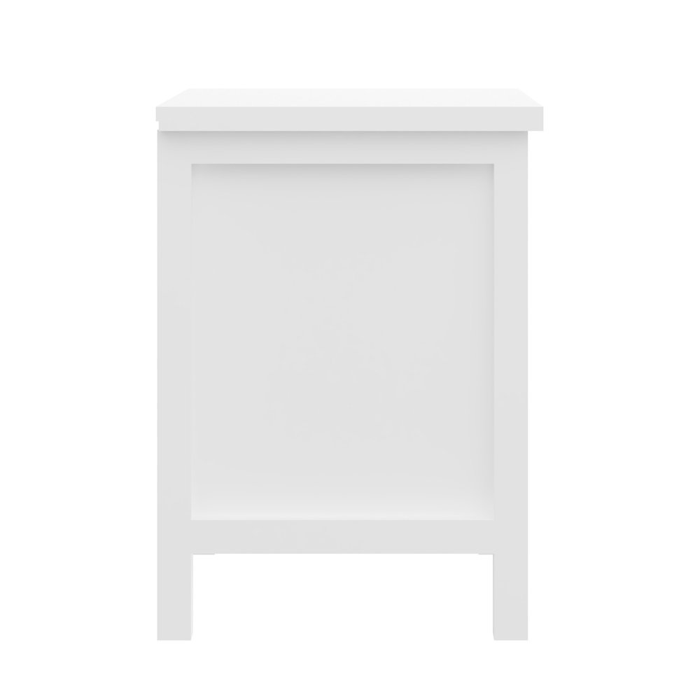Solid Wood Two Drawer Nightstand - 22-inch