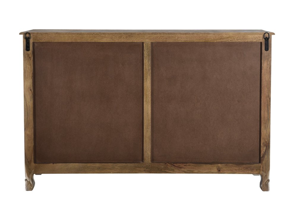 Gray Solid Wood Seven Drawer Dresser - 57-inch