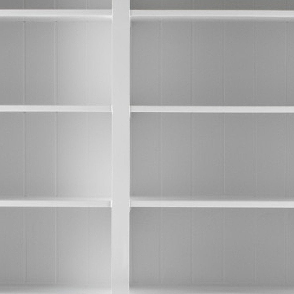 Antiqued White Solid Wood Pantry or Storage Closet - 87-inch
