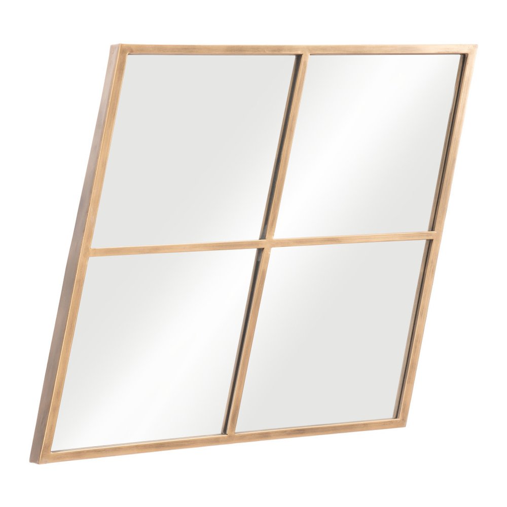 Gold Diamond Steel Framed Accent Mirror - 41-inch