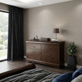 Brown Solid Wood Six Drawer Double Dresser - 60-inch