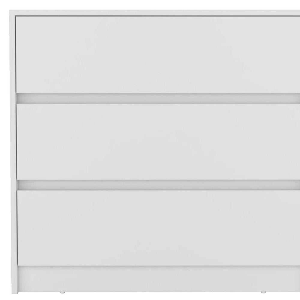 White Three Drawer Dresser - 33-inch