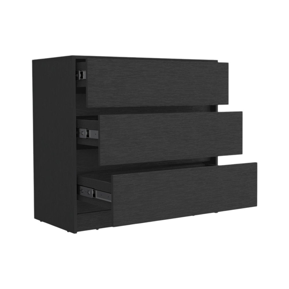 White Three Drawer Dresser - 33-inch