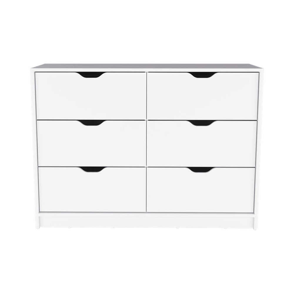 White Four Drawer Dresser - 42-inch