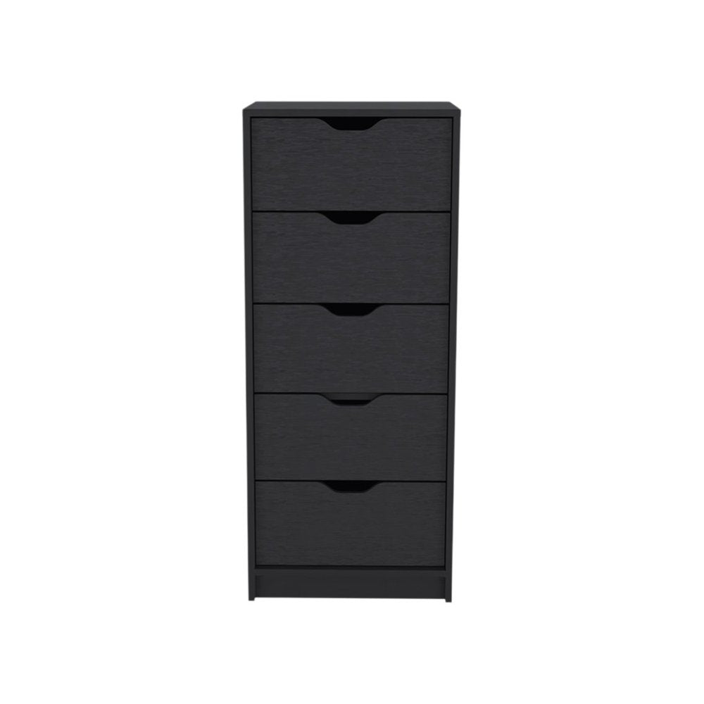 White Five Drawer Standard Chest - 18-inch