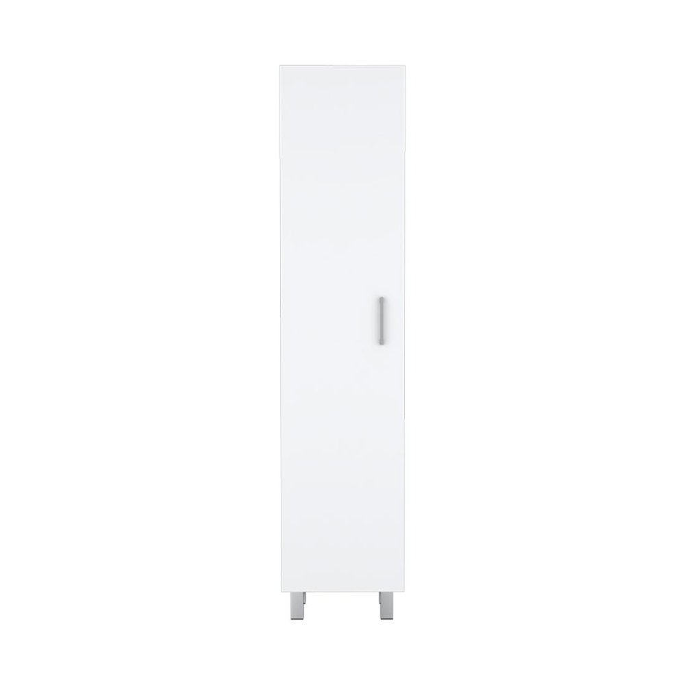 White Wood Pantry or Storage Closet - 71-inch