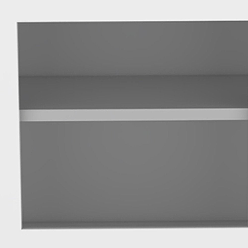 White Wall Mounted Accent Cabinet with One Shelf - 20-inch