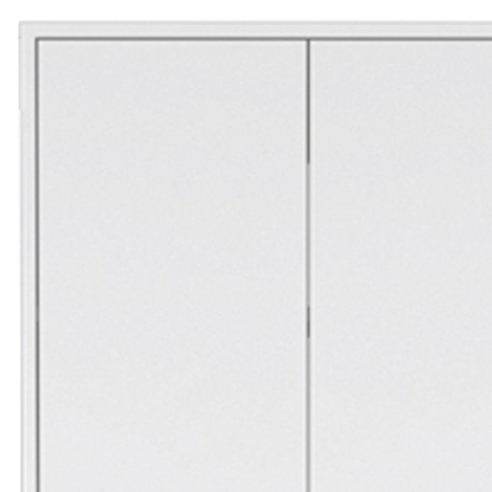 White Wood Two Door Pantry or Storage Closet - 71-inch