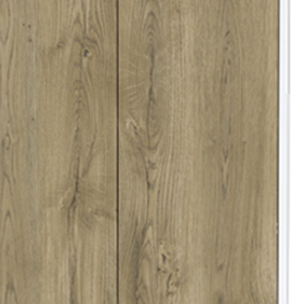 Beige Wood Two Door Pantry or Storage Closet - 71-inch