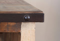 Brown Solid Wood Cabinet Enclosed Storage Distressed TV Stand