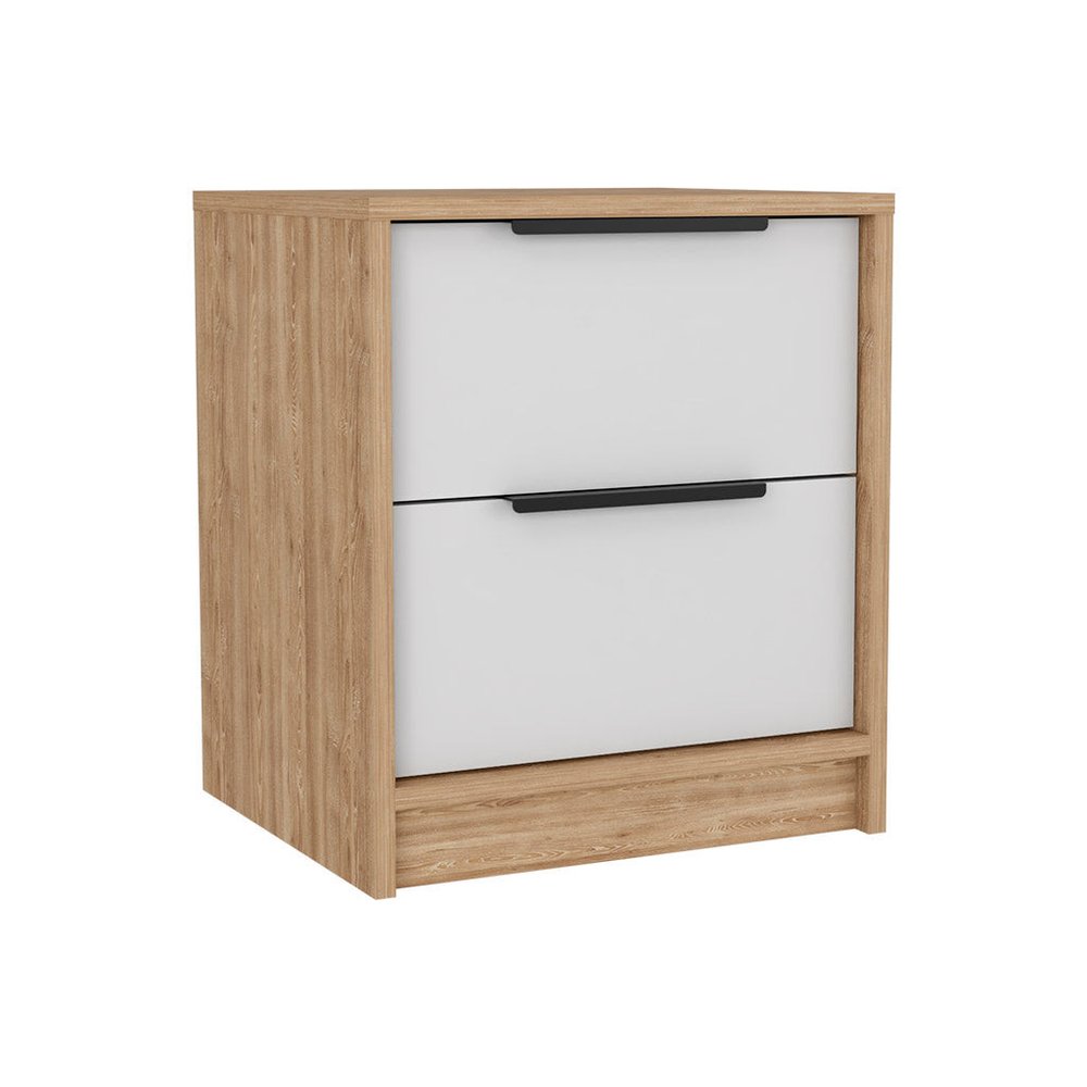 White Wood Four Drawer Dresser - 47-inch