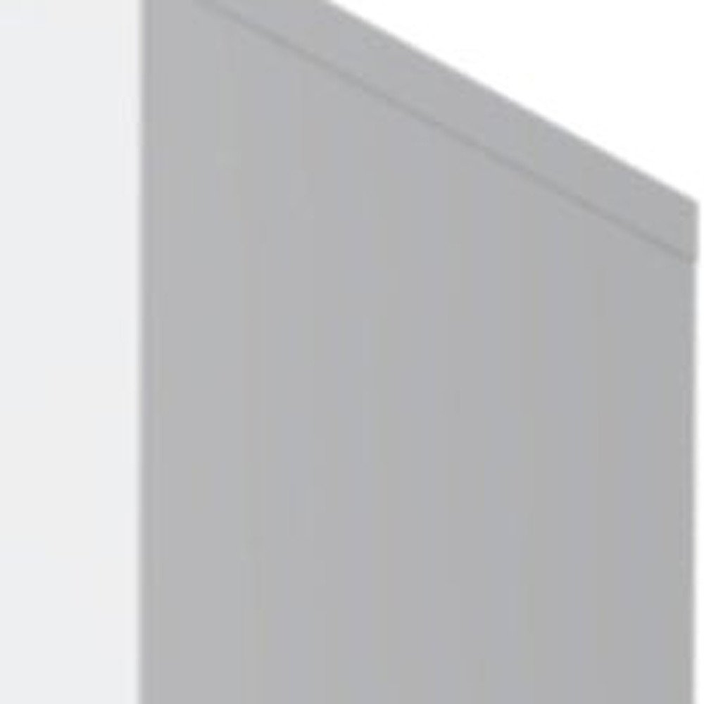 White Wood Three Door Two Drawer Combo Dresser - 71-inch