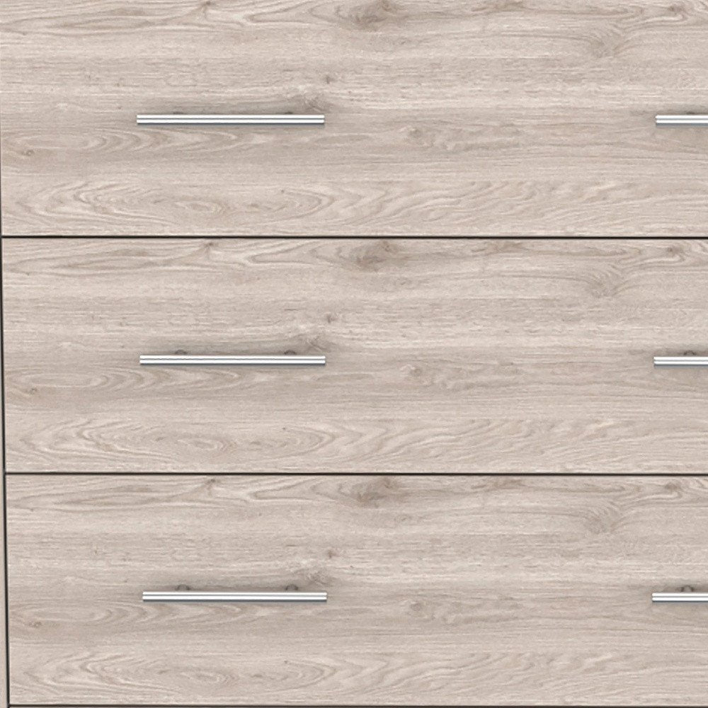 Oak Wood Four Drawer Dresser - 33-inch