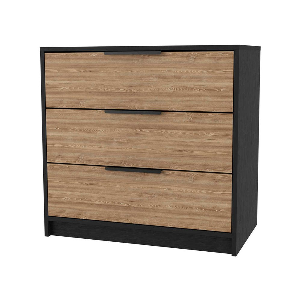 Oak Three Drawer Dresser - 28-inch
