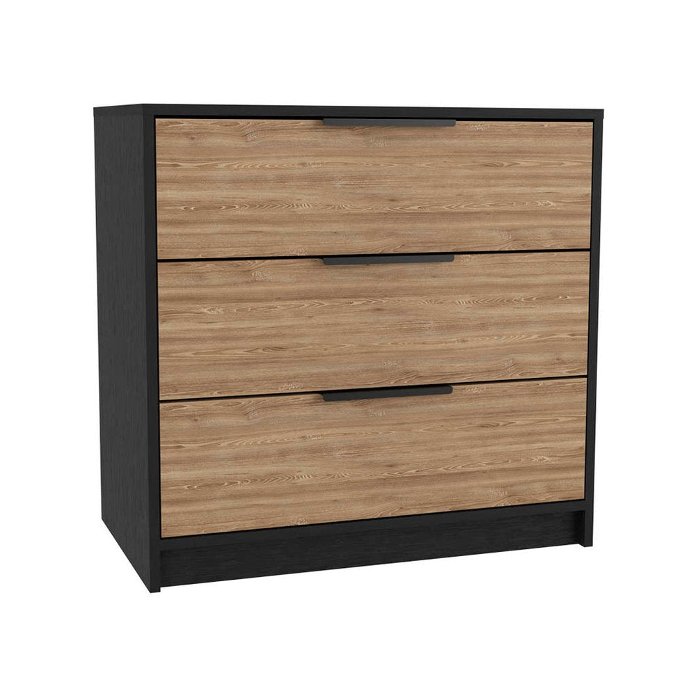 Oak Three Drawer Dresser - 28-inch
