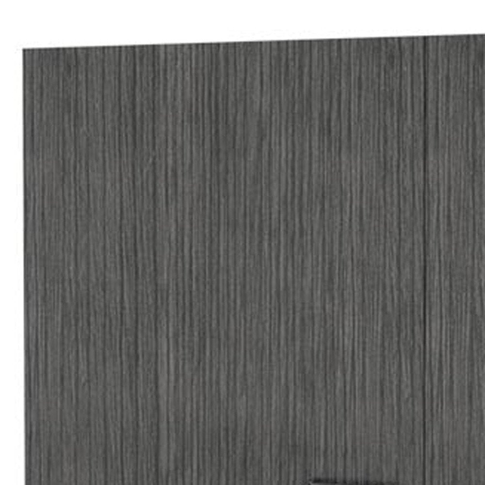 White Wood Wall Mounted Accent Cabinet - 39-inch