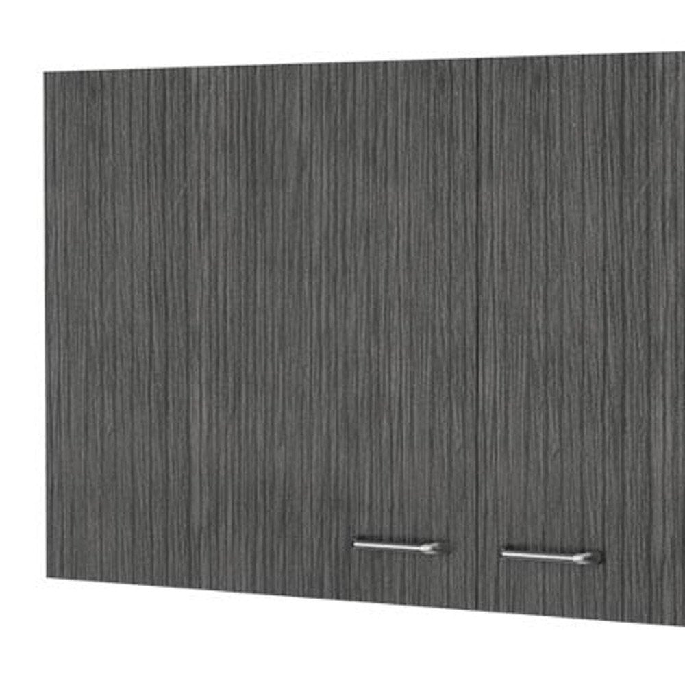 White Wood Wall Mounted Accent Cabinet - 39-inch