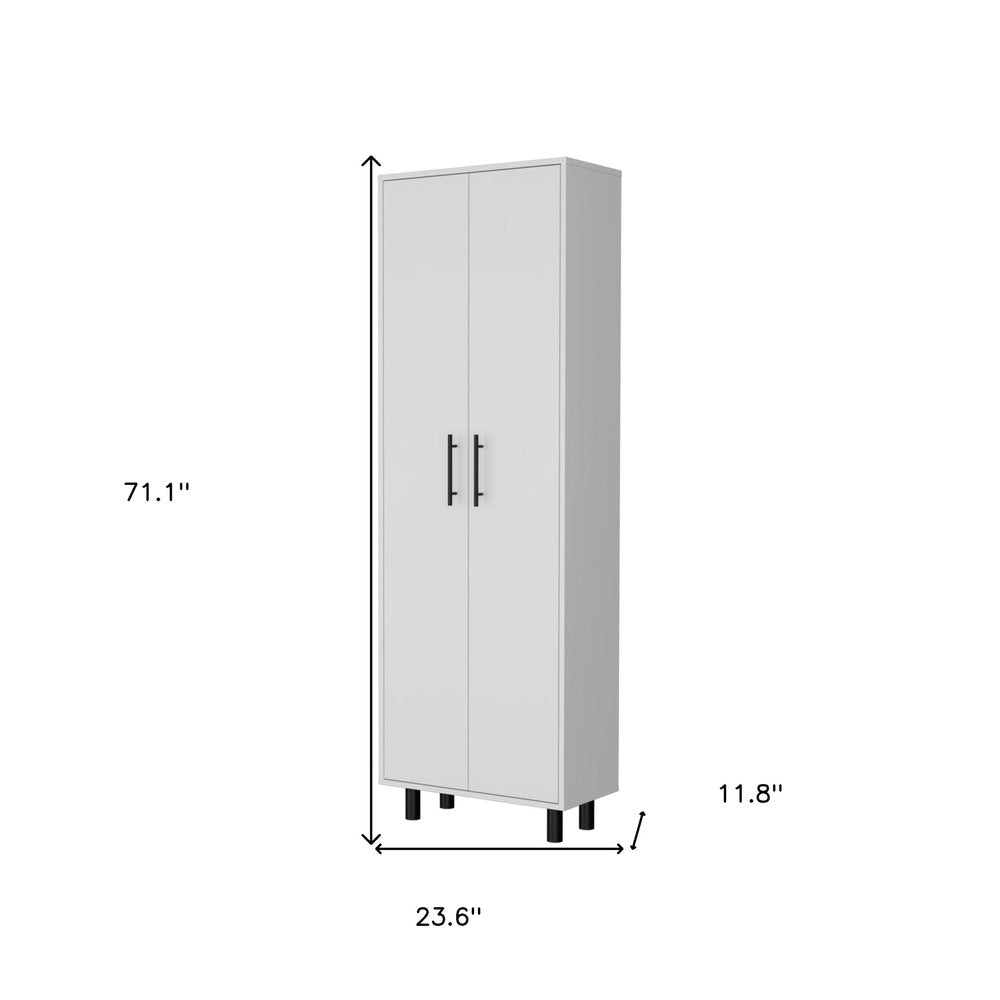White Tall Pantry Cabinet - 71-inch