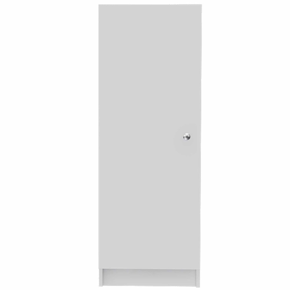 White Wood Pantry or Storage Closet - 47-inch