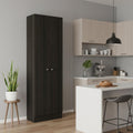 Espresso Wood Pantry or Storage Closet - 71-inch