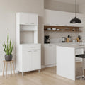 White Wood Pantry or Storage Closet - 67-inch