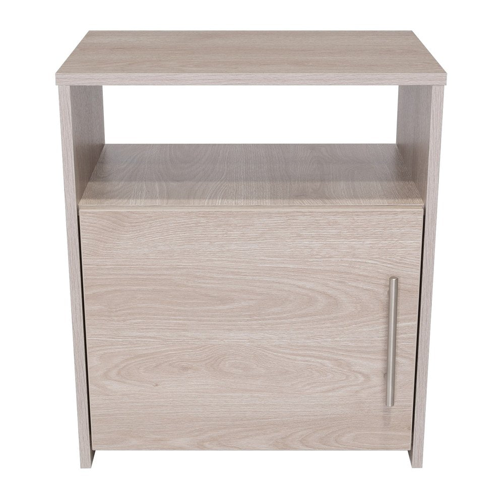 Gray Wood Nightstand - 23-inch