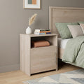 Gray Wood Nightstand - 23-inch